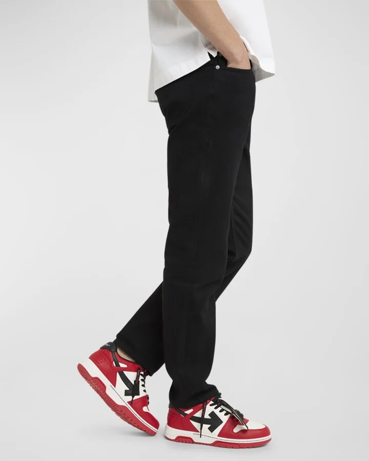 Men's Out of Office Basketball Leather Sneakers - Image 4