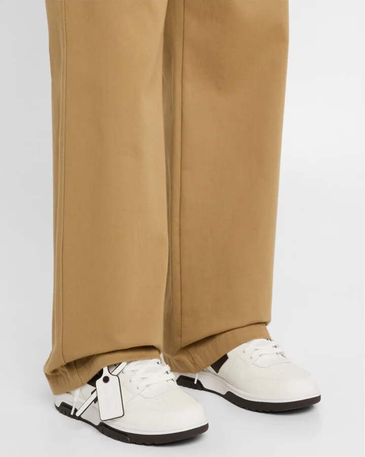 Men's Out Of Office Bicolor Leather Sneakers - Image 3