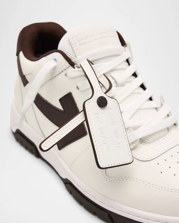 Men's Out Of Office Bicolor Leather Sneakers - Image 4