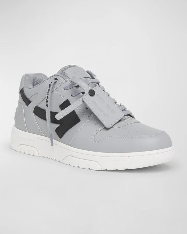 Men's Out Of Office Leather Low-Top Sneakers - Image 7