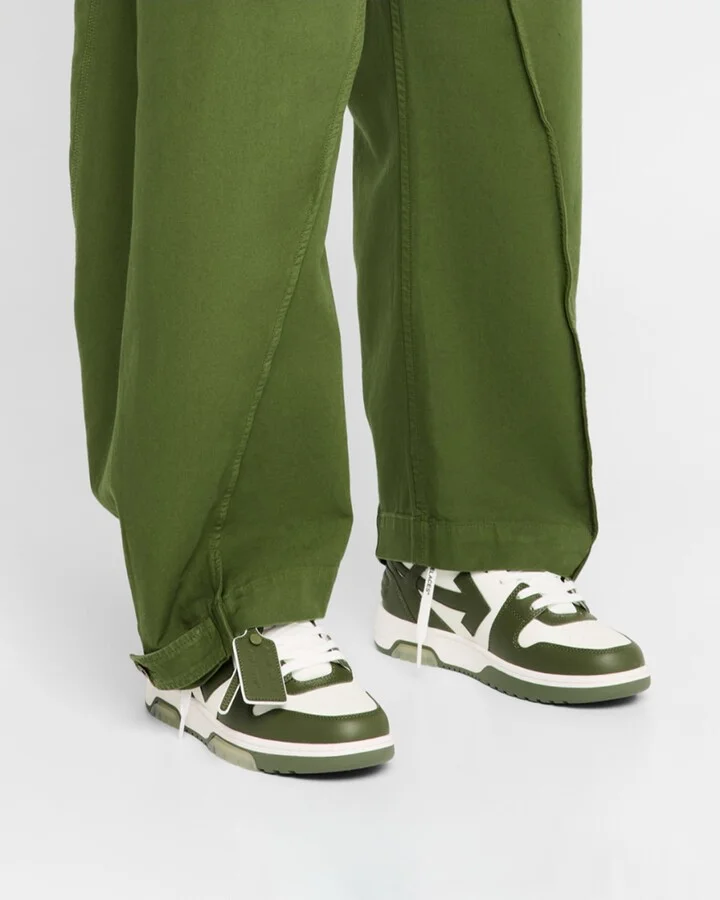 Men's Out Of Office Leather Low-Top Sneakers - Image 2