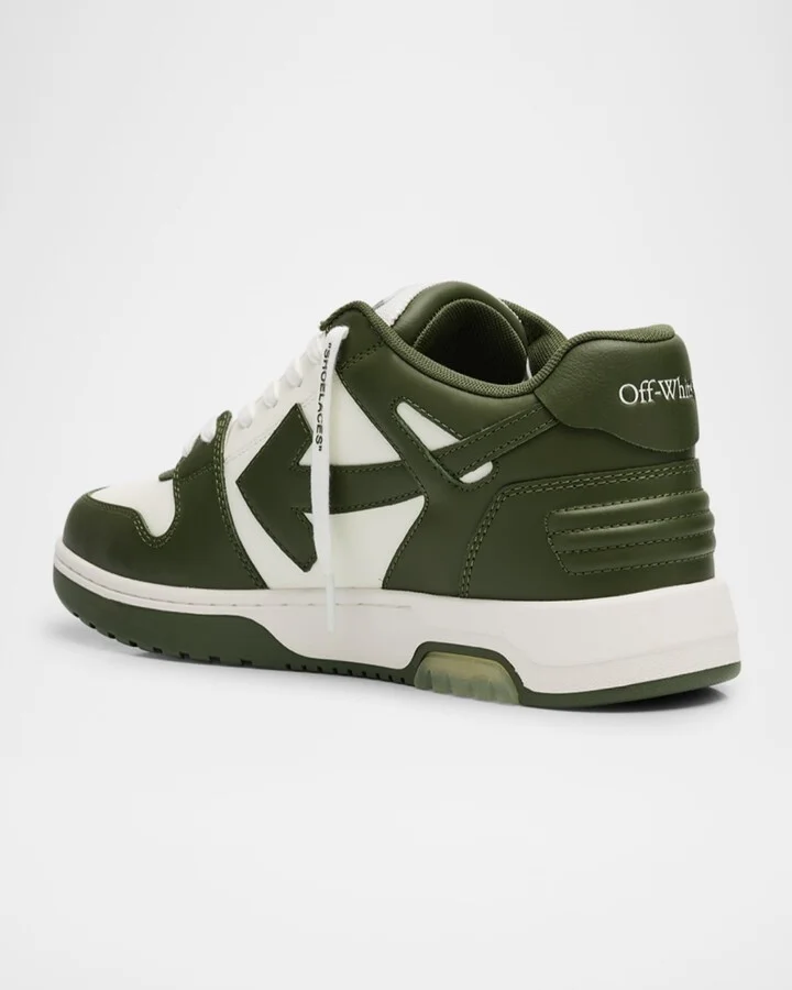 Men's Out Of Office Leather Low-Top Sneakers - Image 6