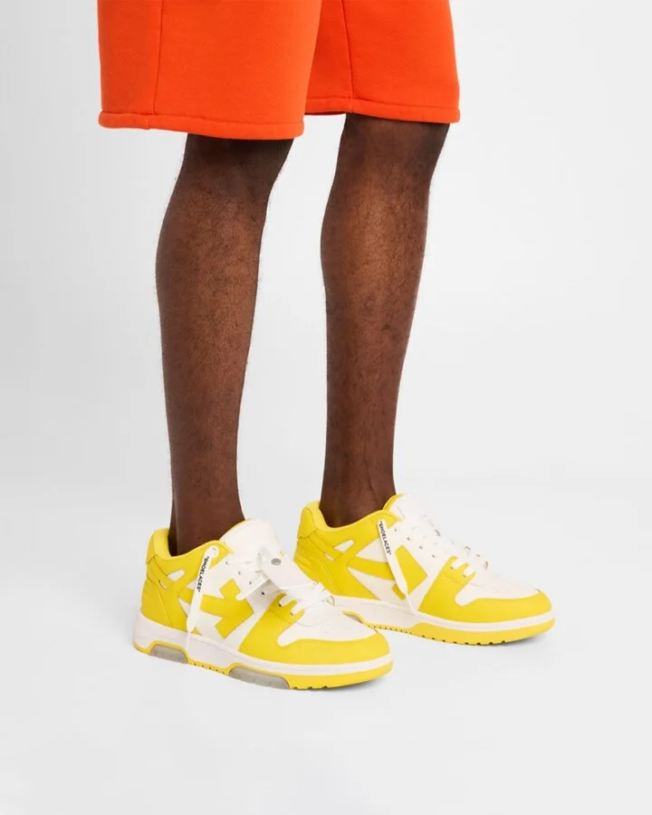 Men's Out of Office Leather Low-Top Sneakers - Image 9