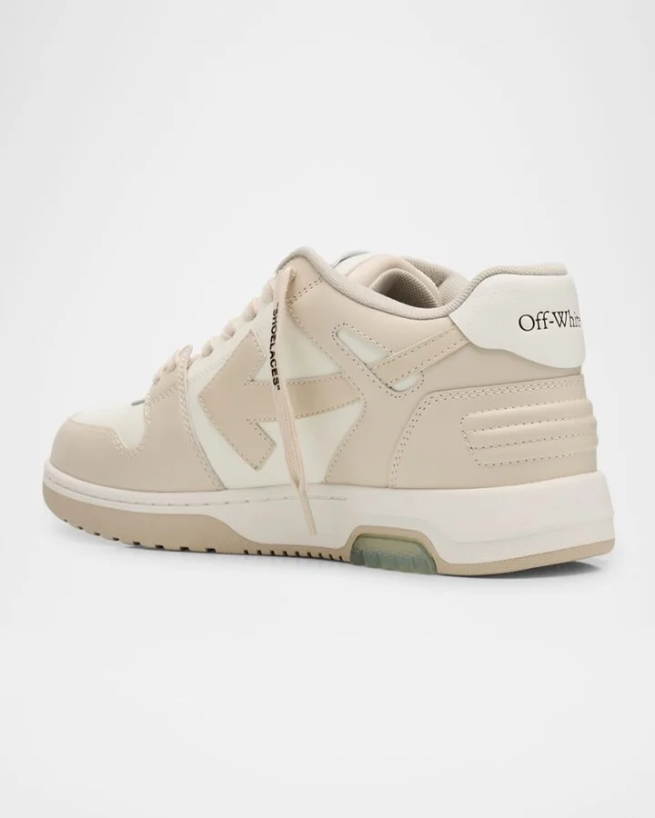 Men's Out Of Office Leather Low-Top Sneakers - Image 3
