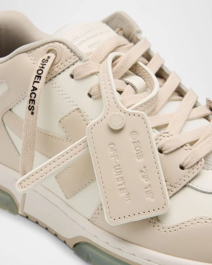 Men's Out Of Office Leather Low-Top Sneakers - Image 6