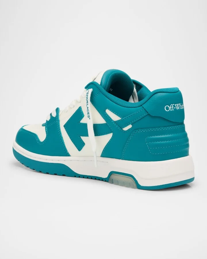 Men's Out Of Office Leather Low-Top Sneakers - Image 2
