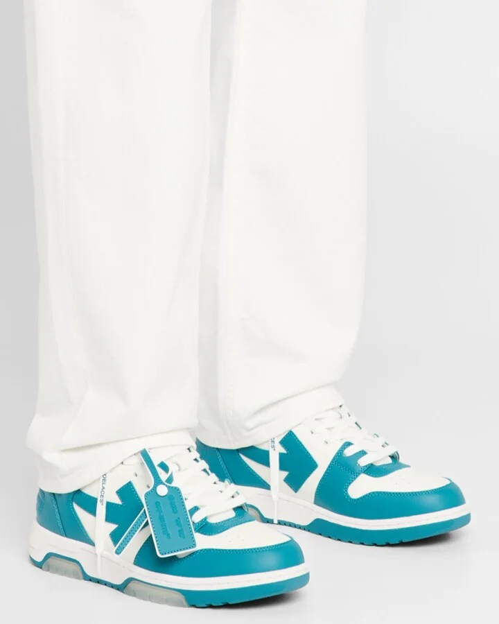 Men's Out Of Office Leather Low-Top Sneakers - Image 3