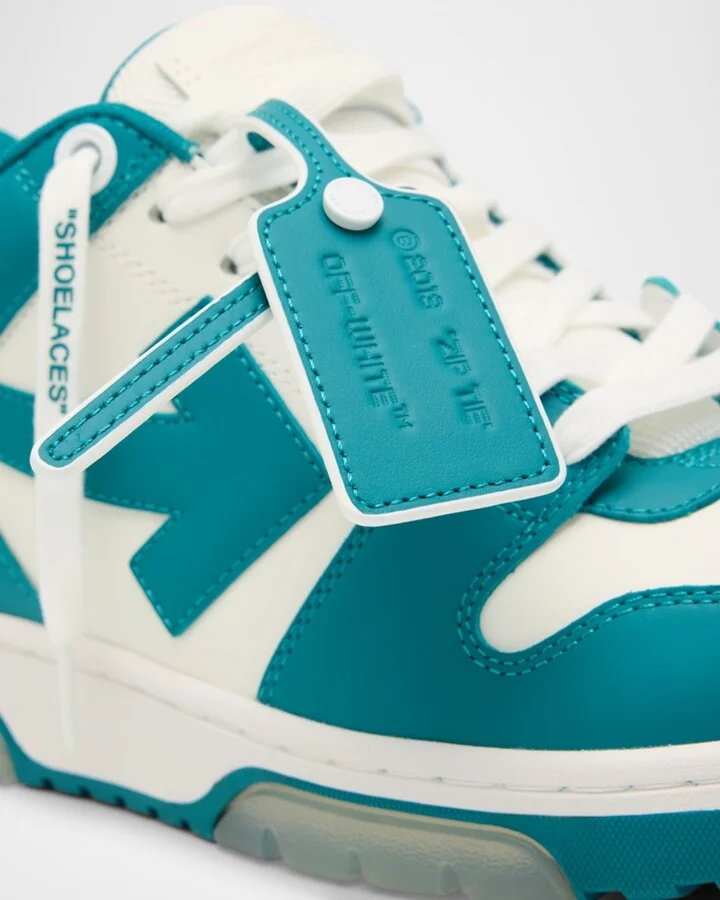 Men's Out Of Office Leather Low-Top Sneakers - Image 5
