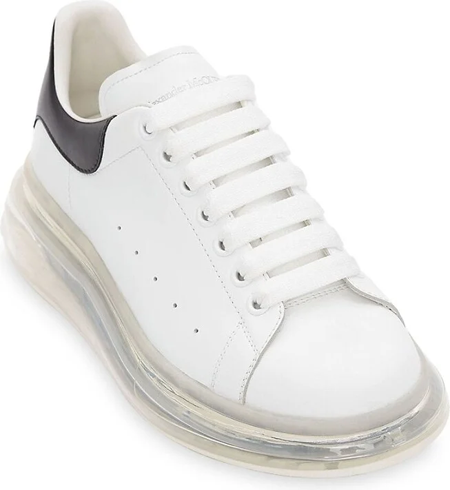 Men's Oversized Gel Sole Leather Platform Sneakers - Image 2