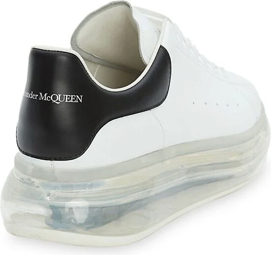 Men's Oversized Gel Sole Leather Platform Sneakers - Image 3
