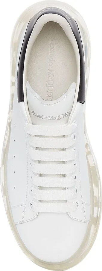 Men's Oversized Gel Sole Leather Platform Sneakers - Image 5