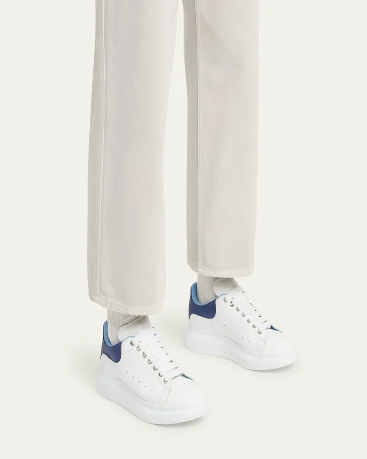 Men's Oversized Leather Double-Backstay Sneakers - Image 2