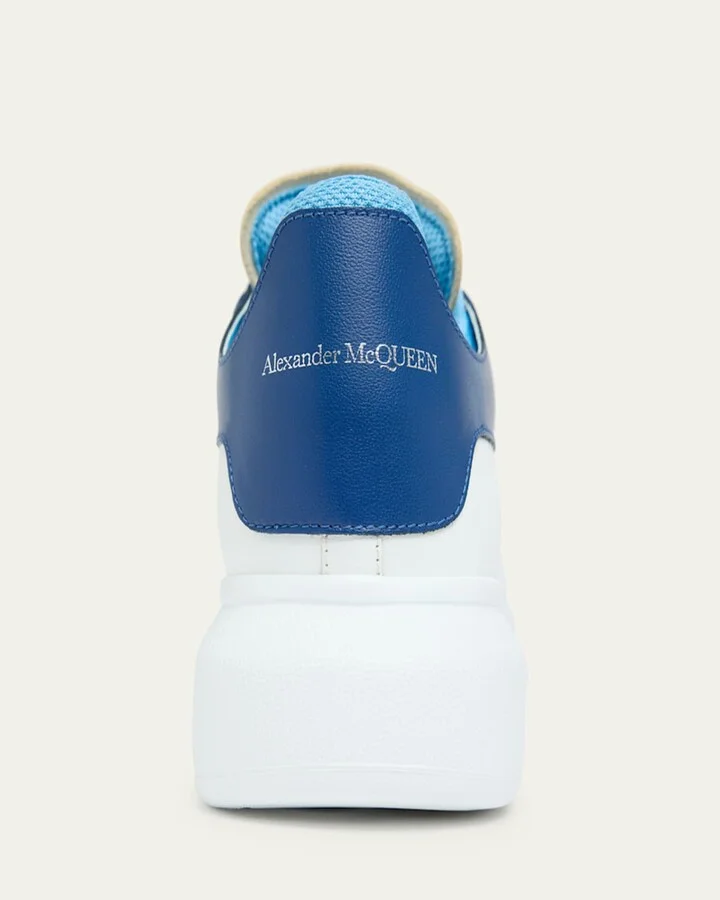 Men's Oversized Leather Double-Backstay Sneakers - Image 3