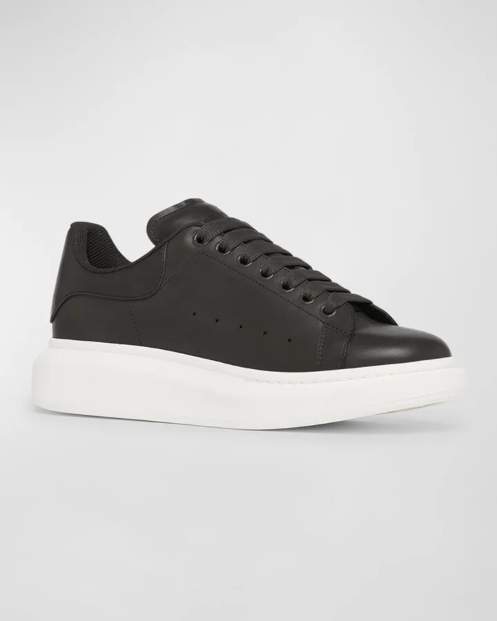 Men's Oversized Leather Low-Top Sneakers - Image 6