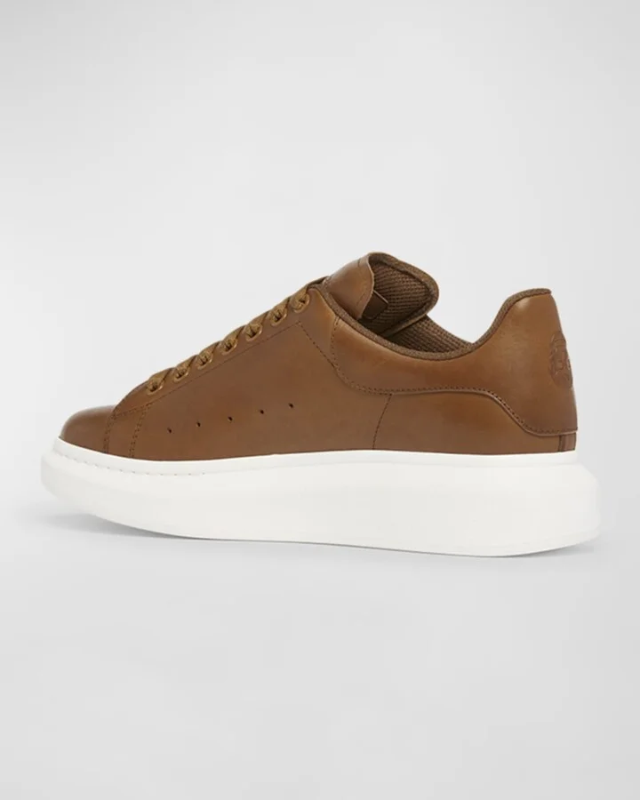 Men's Oversized Leather Low-Top Sneakers - Image 8