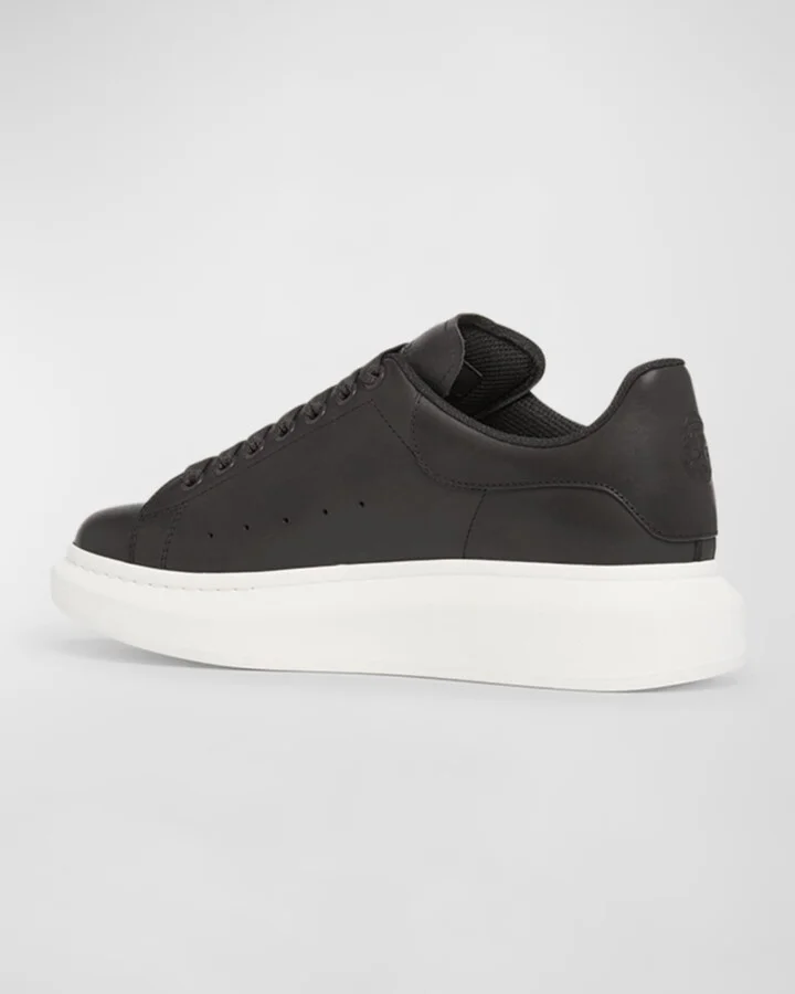 Men's Oversized Leather Low-Top Sneakers - Image 9