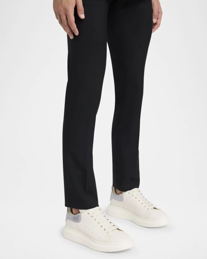 Men's Oversized Leather Low-Top Sneakers - Image 3