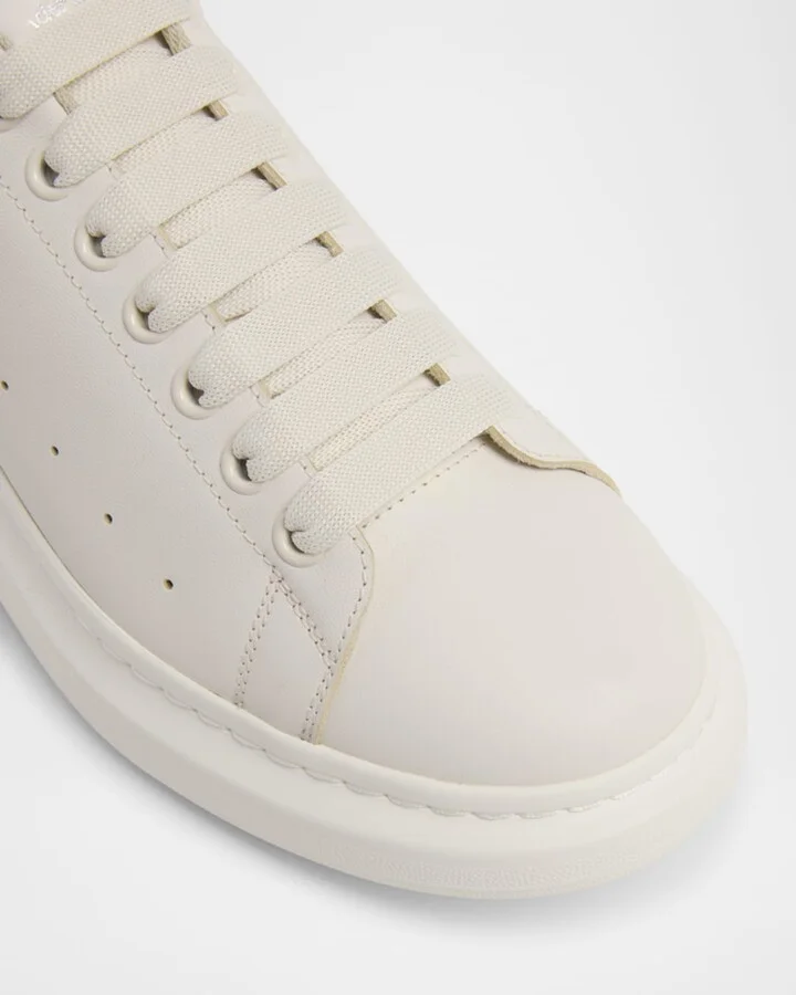 Men's Oversized Leather Low-Top Sneakers - Image 4