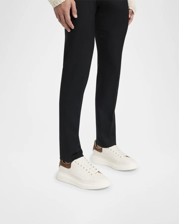 Men's Oversized Leather Low-Top Sneakers - Image 3