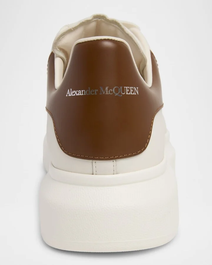 Men's Oversized Leather Low-Top Sneakers - Image 4