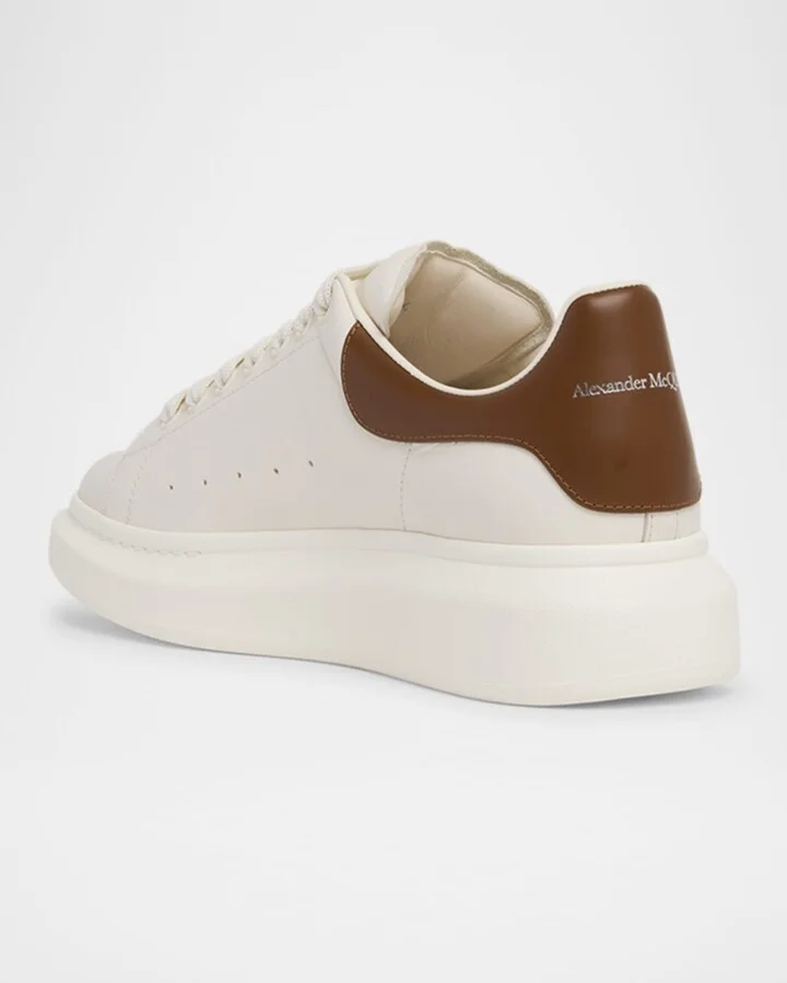 Men's Oversized Leather Low-Top Sneakers - Image 5