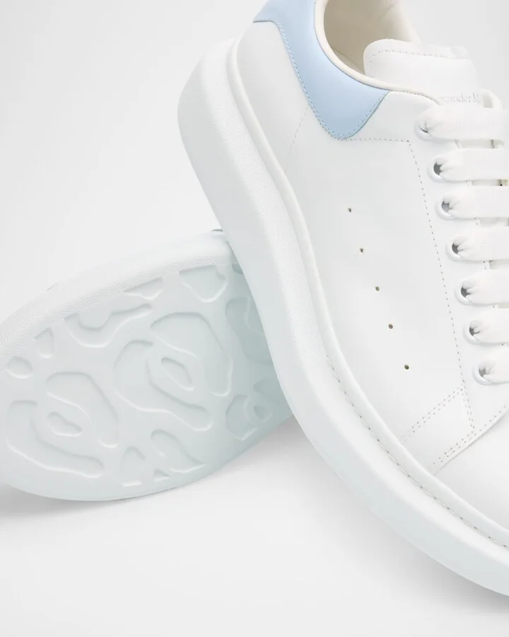 Men's Oversized Leather Low-Top Sneakers - Image 3
