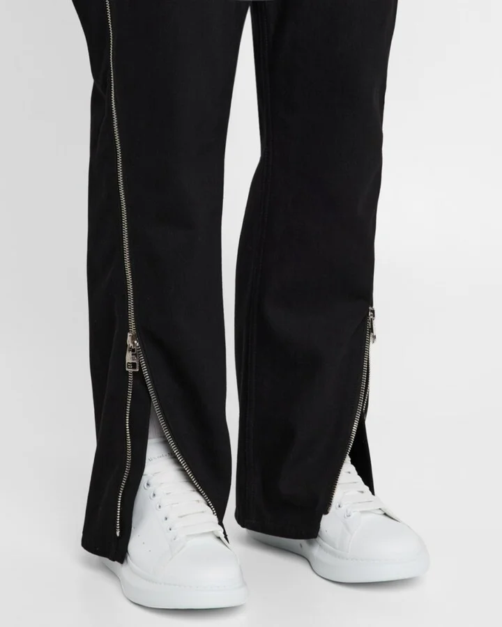 Men's Oversized Leather Low-Top Sneakers - Image 4