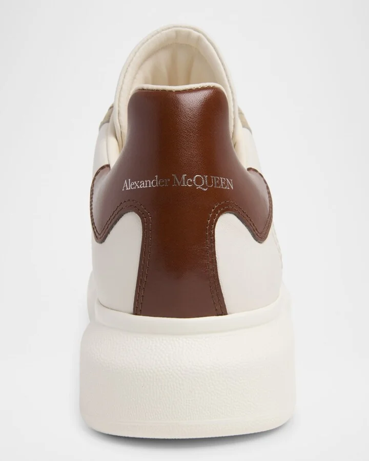 Men's Oversized Leather Low-Top Sneakers - Image 4