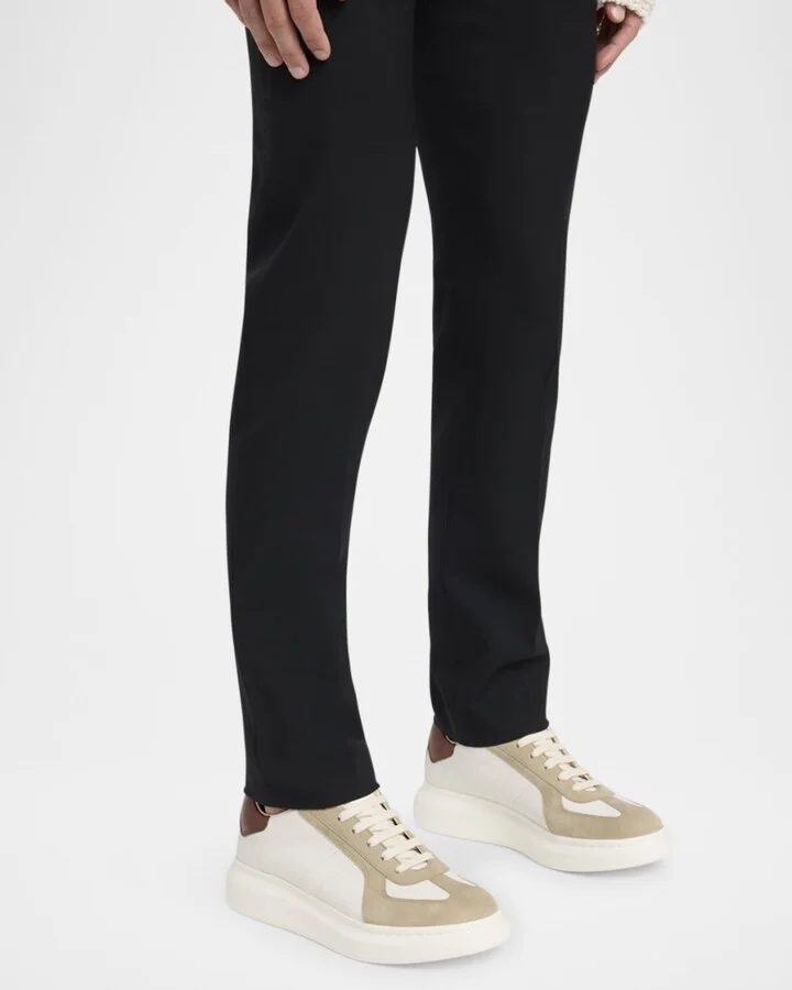 Men's Oversized Leather Low-Top Sneakers - Image 5