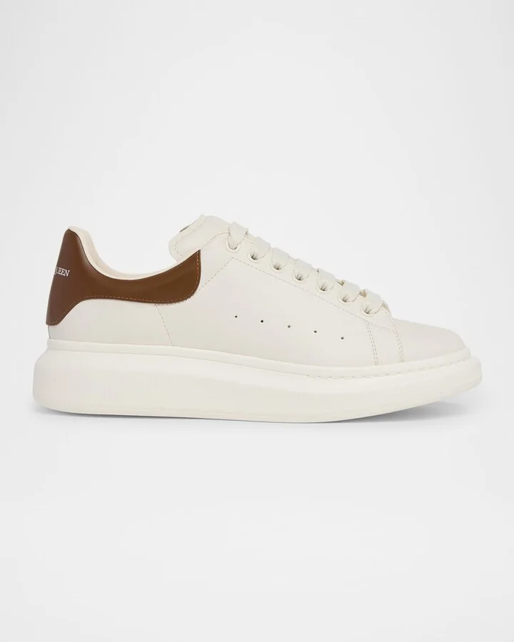 Men's Oversized Leather Low-Top Sneakers