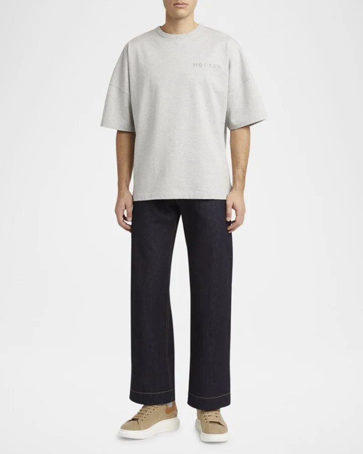 Men's Oversized Suede Low-Top Sneakers - Image 2