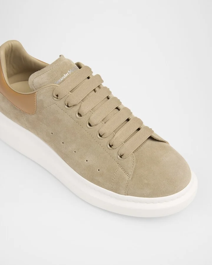 Men's Oversized Suede Low-Top Sneakers - Image 4