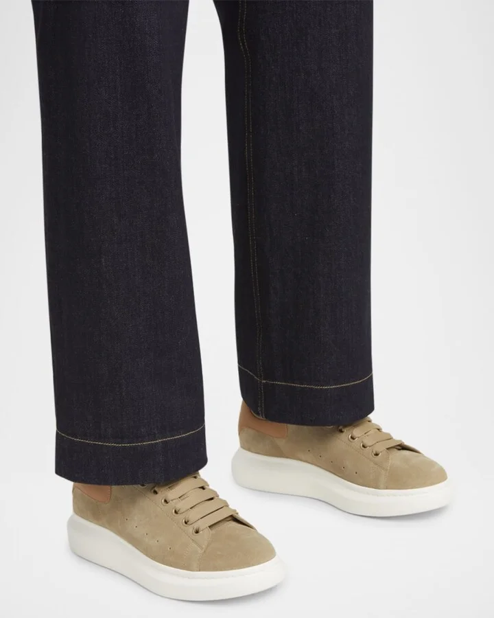 Men's Oversized Suede Low-Top Sneakers - Image 6