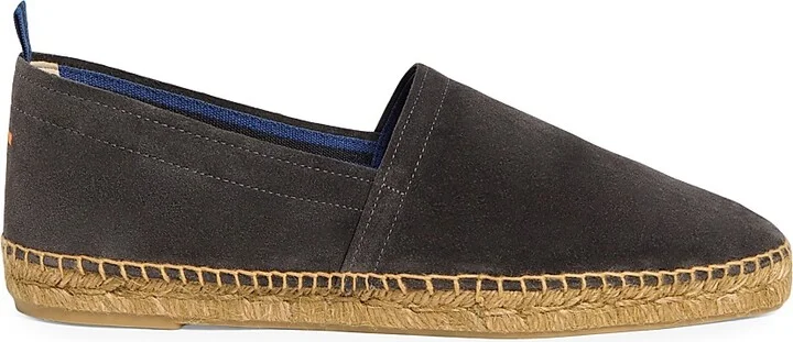 Men's Pablo Suede Espadrille Loafers - Camoscio Carbon - Size 8