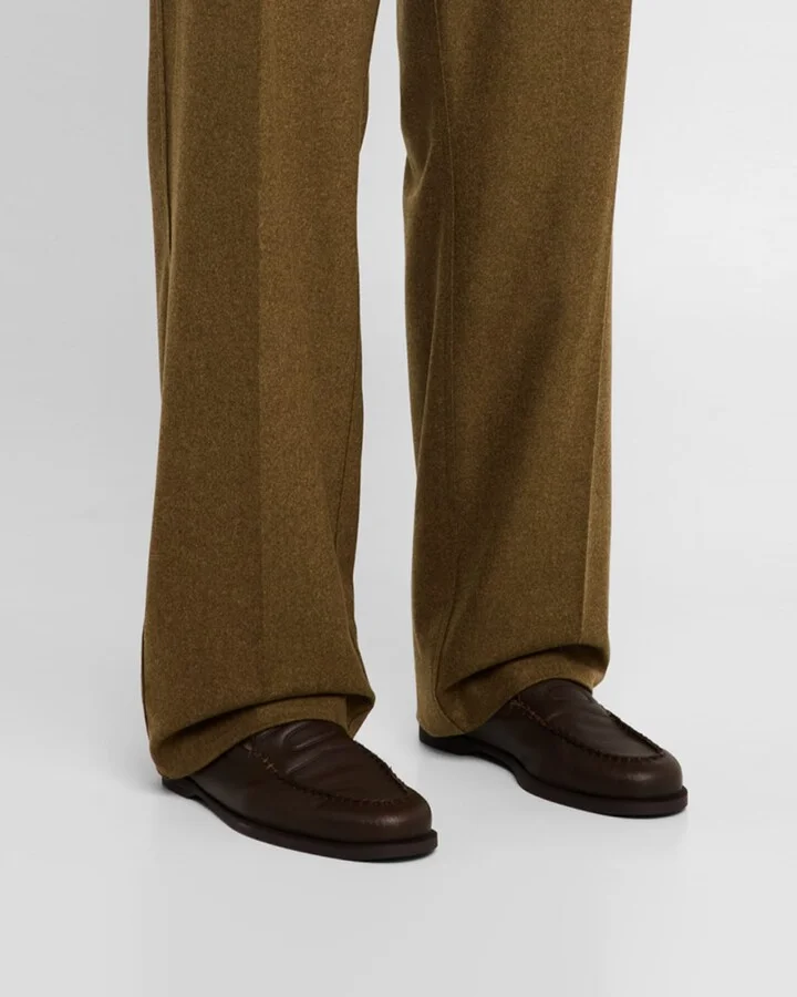Men's Pace Leather Penny Loafers - Image 4