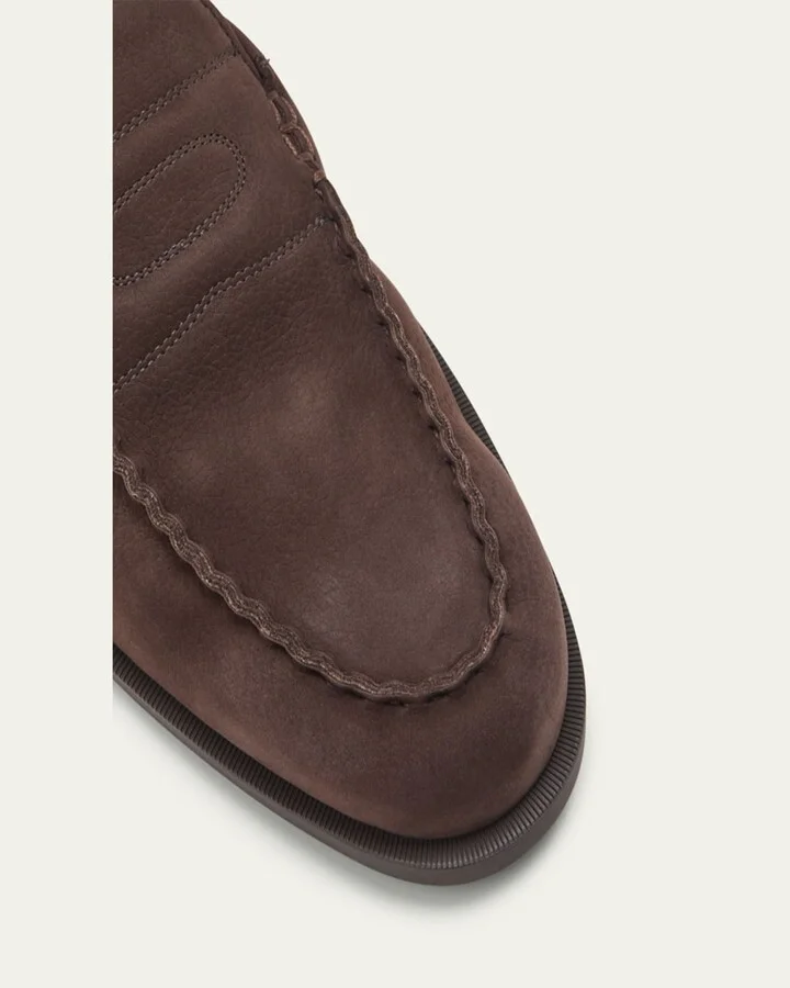 Men's Pace Nubuck Penny Loafers - Image 6