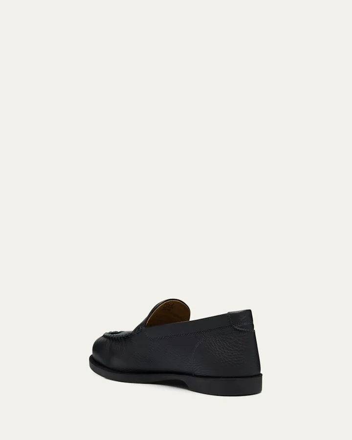 Men's Pace Suede Penny Loafers - Image 6