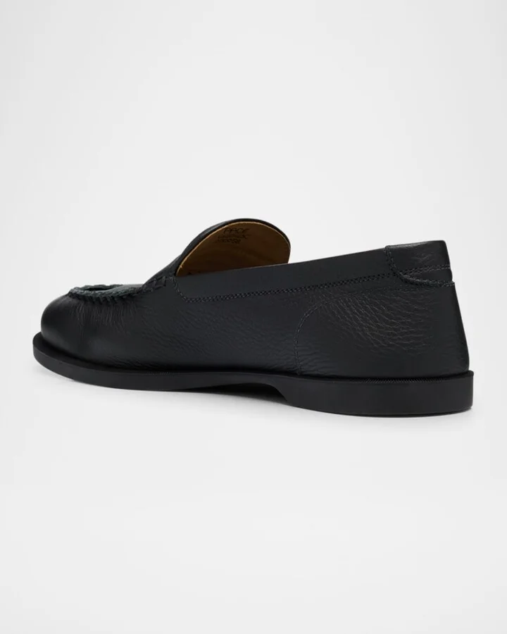 Men's Pace Suede Penny Loafers - Image 9