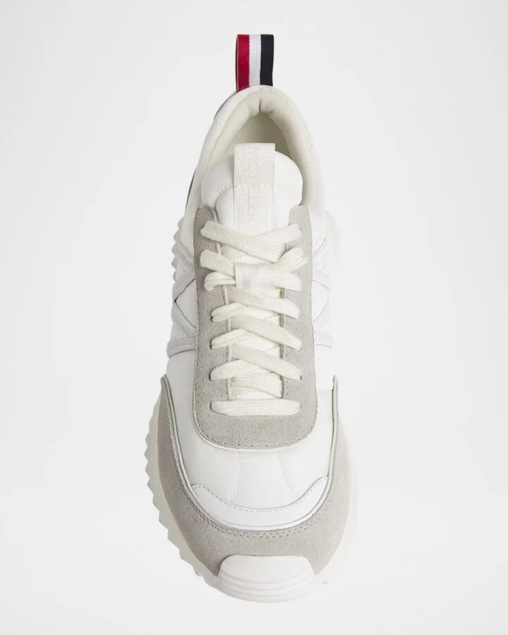 Men's Pacey Nylon and Suede Runner Sneakers - Image 4