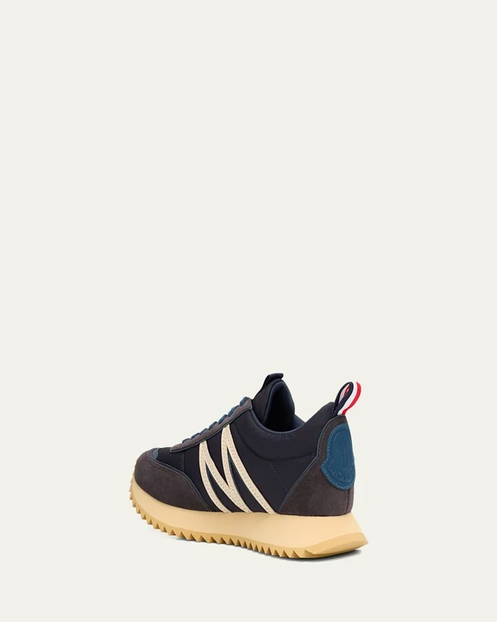 Men's Pacey Nylon and Suede Runner Sneakers - Image 6