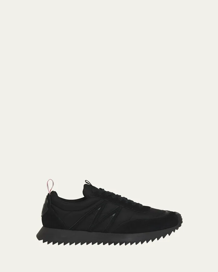 Men's Pacey Nylon and Suede Runner Sneakers
