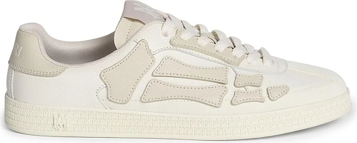 Men's Pacific Bones Leather Sneakers - Birch - Size 14