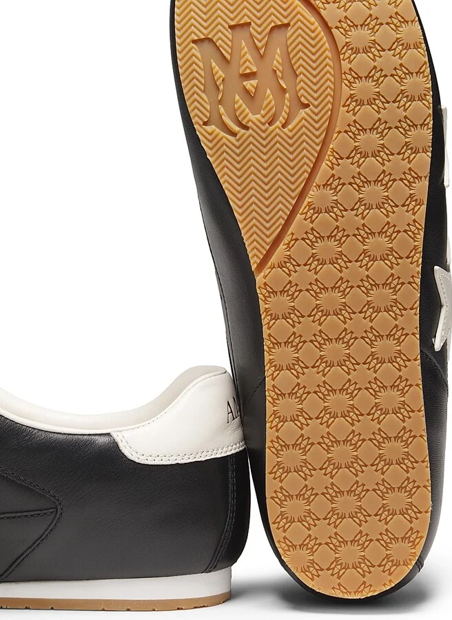 Men's Pacific Slim Leather Low-Top Sneakers - Black - Size 15 - Image 6