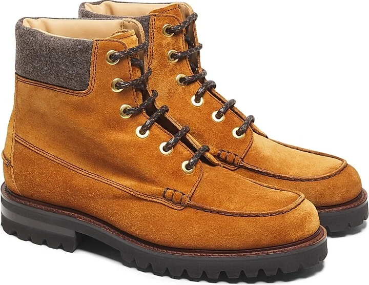 Men's Padstow Suede Hiking Boots - Brandy - Size 10.5 - Image 2