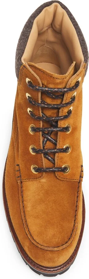 Men's Padstow Suede Hiking Boots - Brandy - Size 10.5 - Image 4