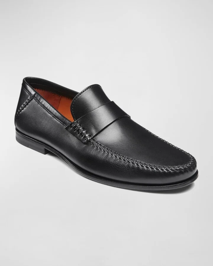 Men's Paine Whipstitched Leather Loafers - Image 11