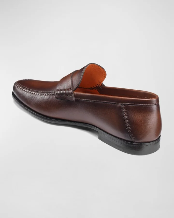 Men's Paine Whipstitched Leather Loafers - Image 5