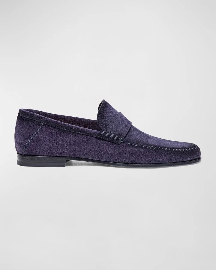 Men's Paine Whipstitched Leather Loafers