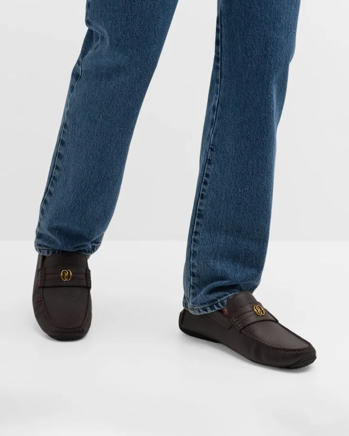 Men's Paklys Moc Toe Leather Drivers - Image 4