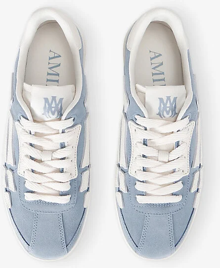 Mens Pale Blue Pacific Bones Suede Trainers Eur 44 / 10 Uk Men - Image 2